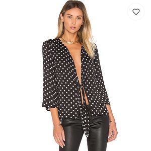 L’Academie low knit blouse in star print 🌟
